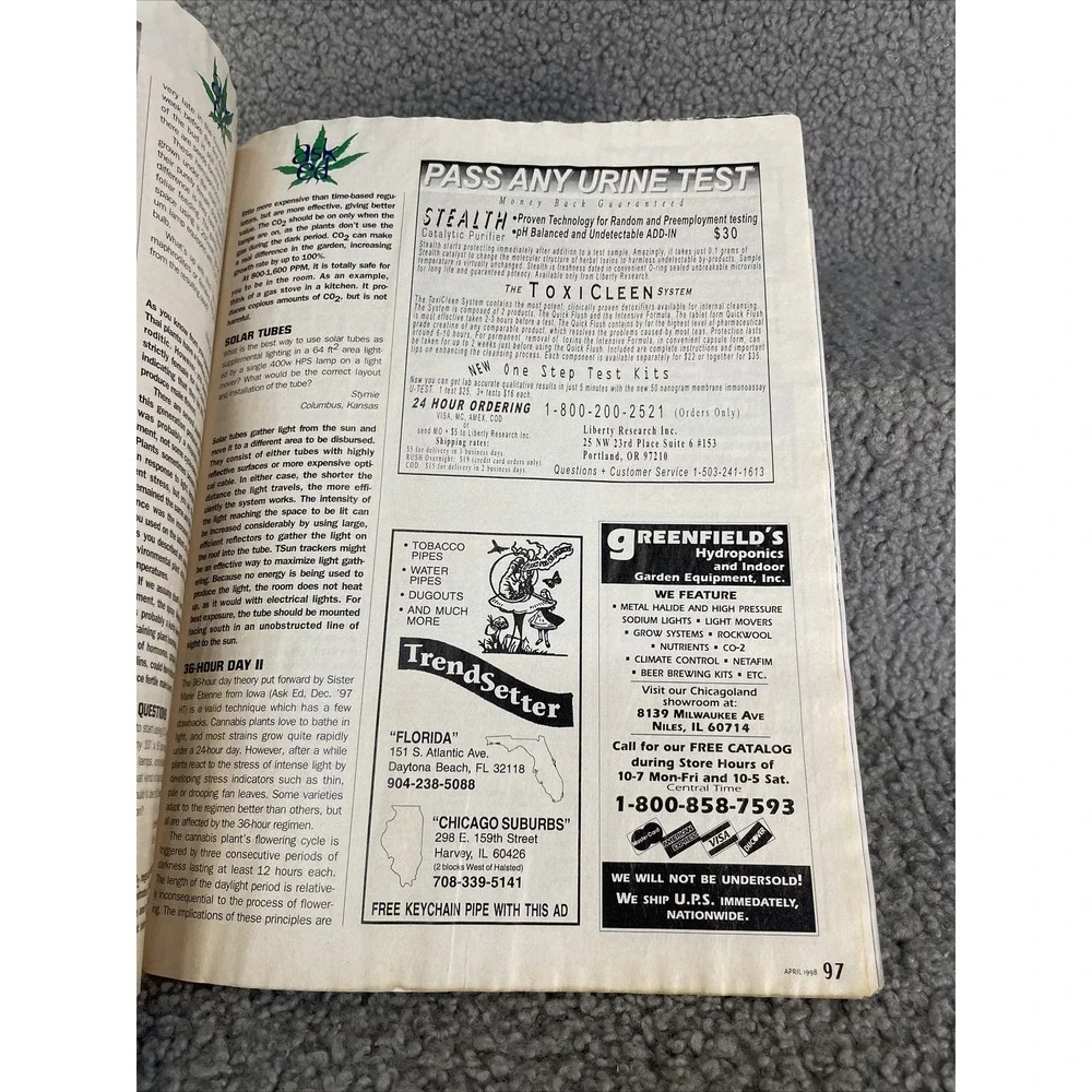 High Times Magazine #272 April 1998 Noam Chomsky, Pancho Villa Shadow Wars Ganja
